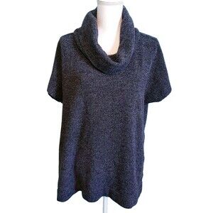 LOFT Knit Short Sleeves Soft Cowl Neck Sweater Top Sizes Medium